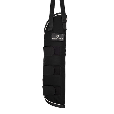 Equestro Travelling Boots Set And Tail Guard With Rubber Patch #colour_black