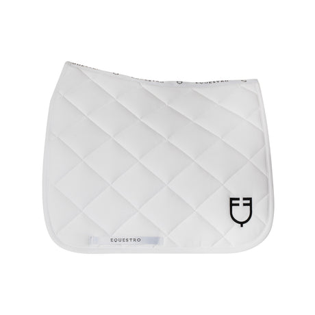Dressage saddle pad with diamond quilting