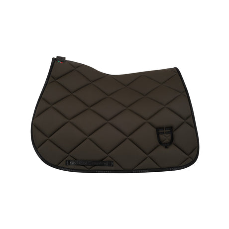 Jumping saddle pad technical fabric with logo
