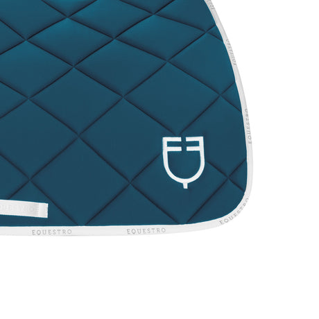 Jumping saddle pad technical fabric with logo