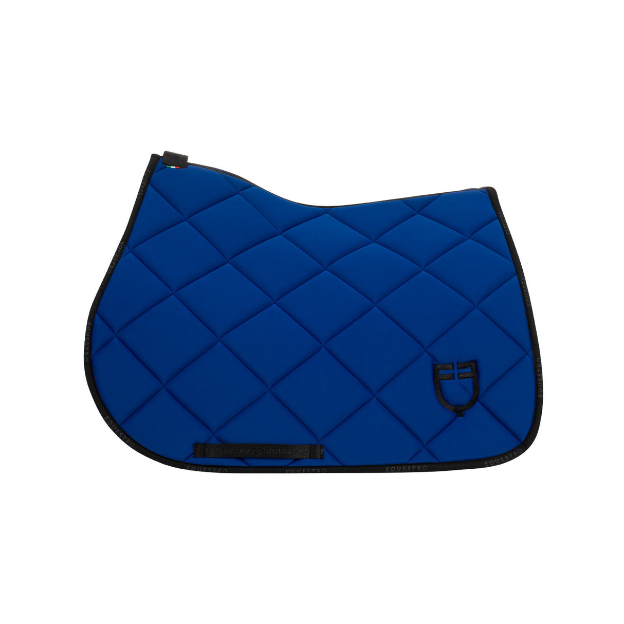 Jumping saddle pad technical fabric with logo