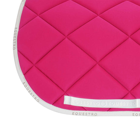 Dressage saddle pad technical fabric with logo
