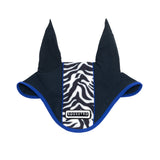 Equestro Fly Veil In Technical Fabric With Zebra Central Band