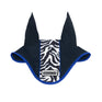 Equestro Fly Veil In Technical Fabric With Zebra Central Band