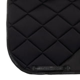 Equestro Dressage Saddle Pad Rhinestone Logo #colour_black