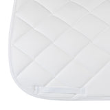 Equestro Dressage Saddle Pad Rhinestone Logo #colour_white