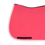 Equestro Wave Quilting Dressage Saddle Pad In Technical Fabric