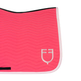 Equestro Wave Quilting Dressage Saddle Pad In Technical Fabric