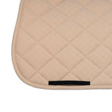 Dressage saddle pad with monogram print