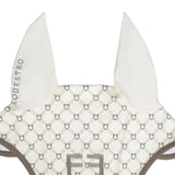 Fly veil with monogram print