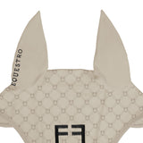 Fly veil with monogram print