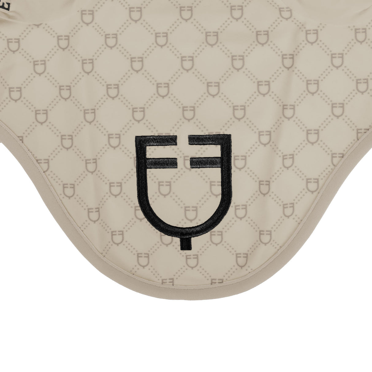 Fly veil with monogram print
