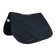 Jumping saddle pad in denim-effect technical fabric