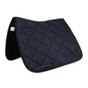Dressage saddle pad in denim-effect technical fabric