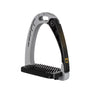 Equestro Junior Stirrups Side Opening And Wide Tread #colour_grey