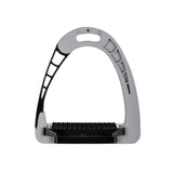 Equestro Junior Stirrups Side Opening And Wide Tread #colour_grey