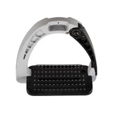 Equestro Junior Stirrups Side Opening And Wide Tread #colour_grey