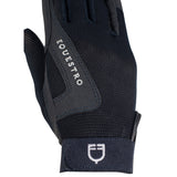 Equestro Kids' Gloves In Technical Fabric #colour_blue
