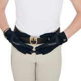 Equestro Kids' Gloves In Technical Fabric #colour_blue