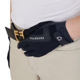 Equestro Kids' Gloves In Technical Fabric #colour_blue