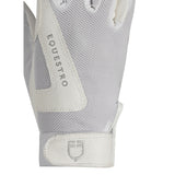 Equestro Kids' Gloves In Technical Fabric #colour_white