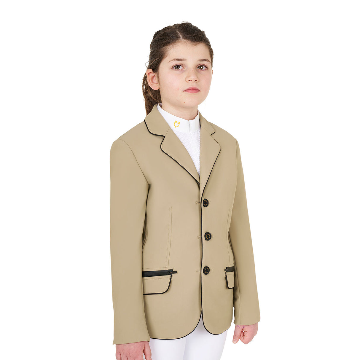 Girls' competition jacket in technical fabric