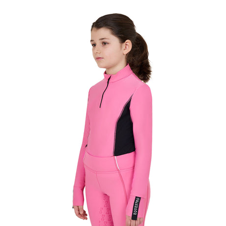 Girls' long-sleeved training base layer