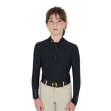Girls' long-sleeved training base layer