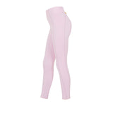 Equestro Women's Slim Fit High-Waisted Leggings with Rhinestones