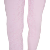 Equestro Women's Slim Fit High-Waisted Leggings with Rhinestones