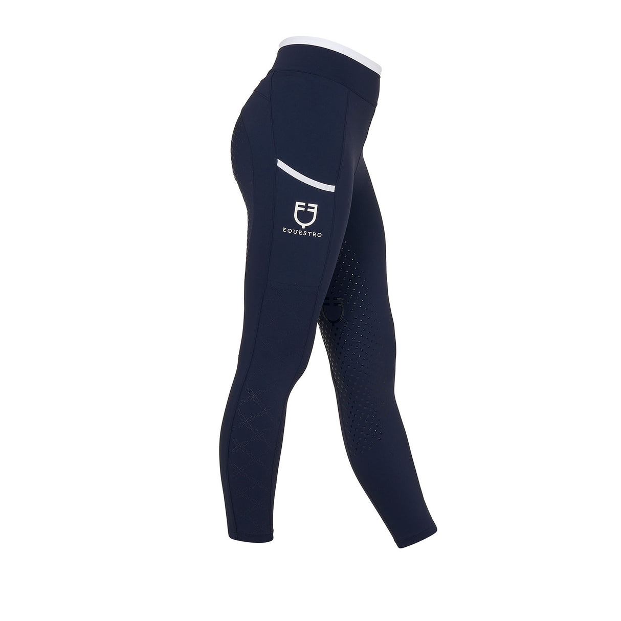 Equestro Girls' Leggings With Perforated Decorations