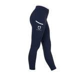 Equestro Girls' Leggings With Perforated Decorations
