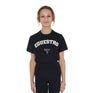 Equestro Girls' Horse Club Cotton T-Shirt #colour_black