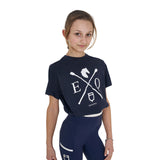 Equestro Girls' Eq Cotton T-Shirt #colour_blue