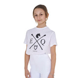Equestro Girls' Eq Cotton T-Shirt #colour_white