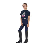 Equestro Girls' So Lovely Cotton T-Shirt #colour_blue
