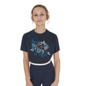 Girls' Flower Horse cotton T-shirt