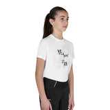 Girls' Yes Girl You Can cotton T-shirt