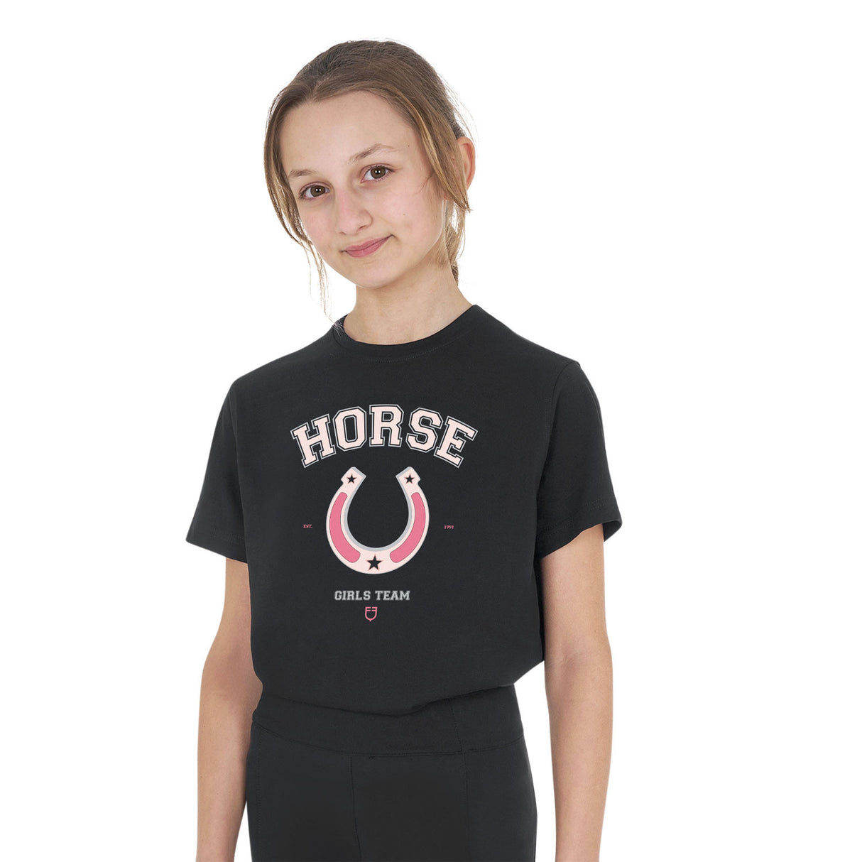Girls' Horse Team cotton T-shirt