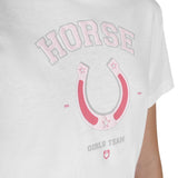 Girls' Horse Team cotton T-shirt