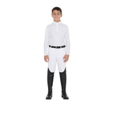 Equestro Boys' Long-Sleeved Polo Shirt With Buttons