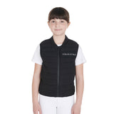 Equestro Kids' Vest In Technical Fabric #colour_black
