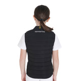 Equestro Kids' Vest In Technical Fabric #colour_black