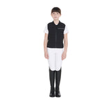 Equestro Kids' Vest In Technical Fabric #colour_black