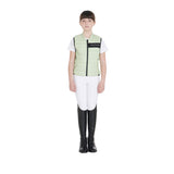 Equestro Kids' Vest In Technical Fabric #colour_green