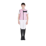 Equestro Kids' Vest In Technical Fabric #colour_purple-pink