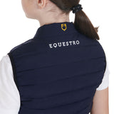 Equestro Kids' Vest In Technical Fabric #colour_blue