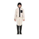 Kids' fleece sweatshirt with front zip