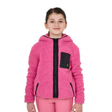 Kids' fleece sweatshirt with front zip