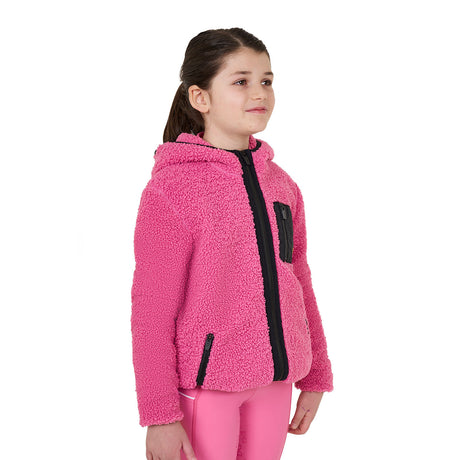 Kids' fleece sweatshirt with front zip